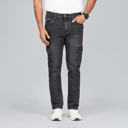 Six Pocket Denim Cargo- Vintage